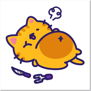 Stuffed Cat Posters and Art